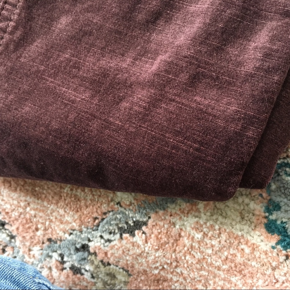 Free People brown velvet skinny high waisted pants - Picture 11 of 14